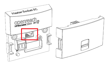 Connect filter and router directly to test port