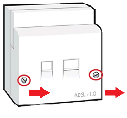 Remove screws from SSFP